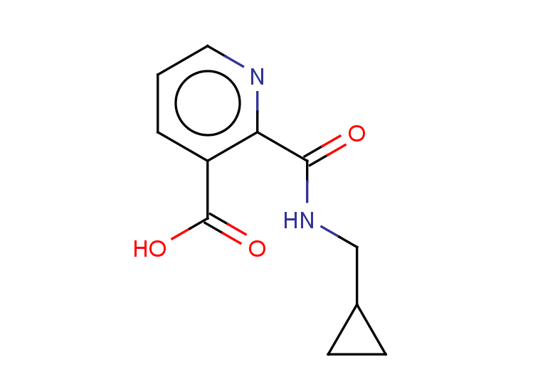 2-[(cyclopropylmethyl)carbamoyl]pyridine-3-carboxylic acid