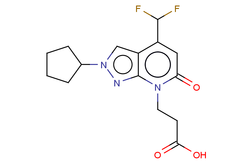 3-[2-cyclopentyl-4-(difluoromethyl)-6-oxo-2H,6H,7H-pyrazolo[3,4-b]pyridin-7-yl]propanoic acid