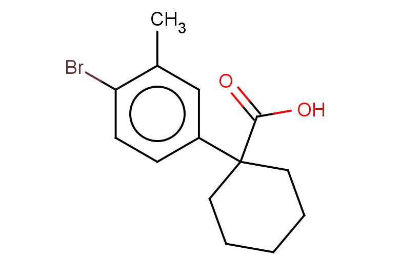 1-(4-bromo-3-methylphenyl)cyclohexane-1-carboxylic acid