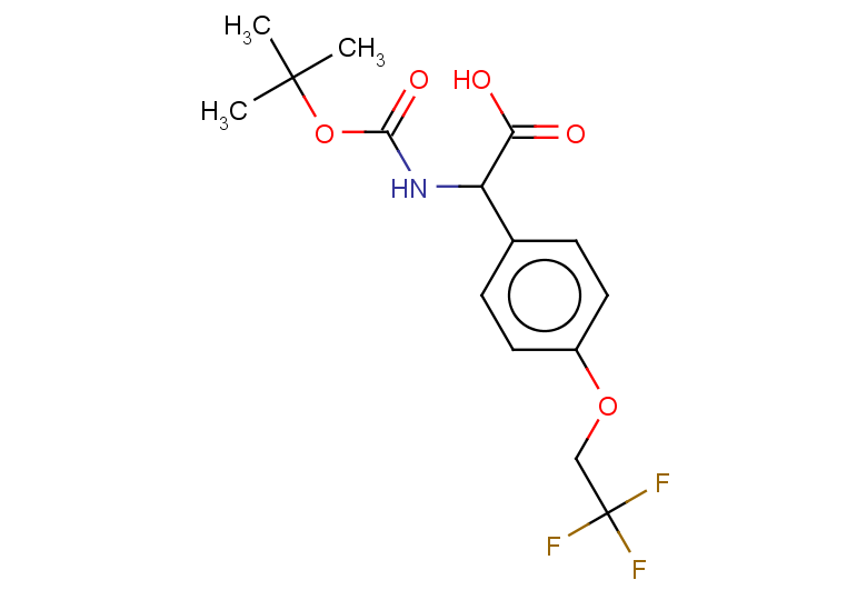 2-{[(tert-butoxy)carbonyl]amino}-2-[4-(2,2,2-trifluoroethoxy)phenyl]acetic acid