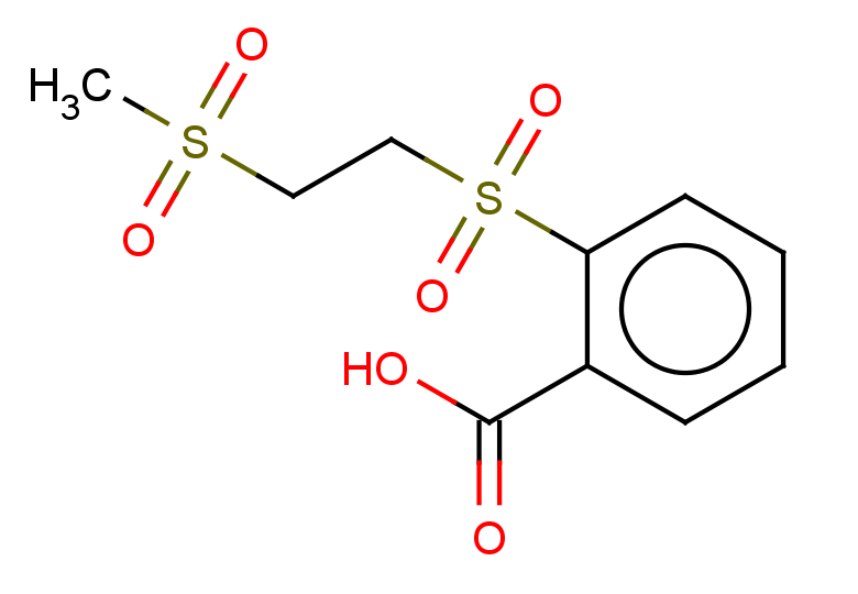 2-(2-methanesulfonylethanesulfonyl)benzoic acid