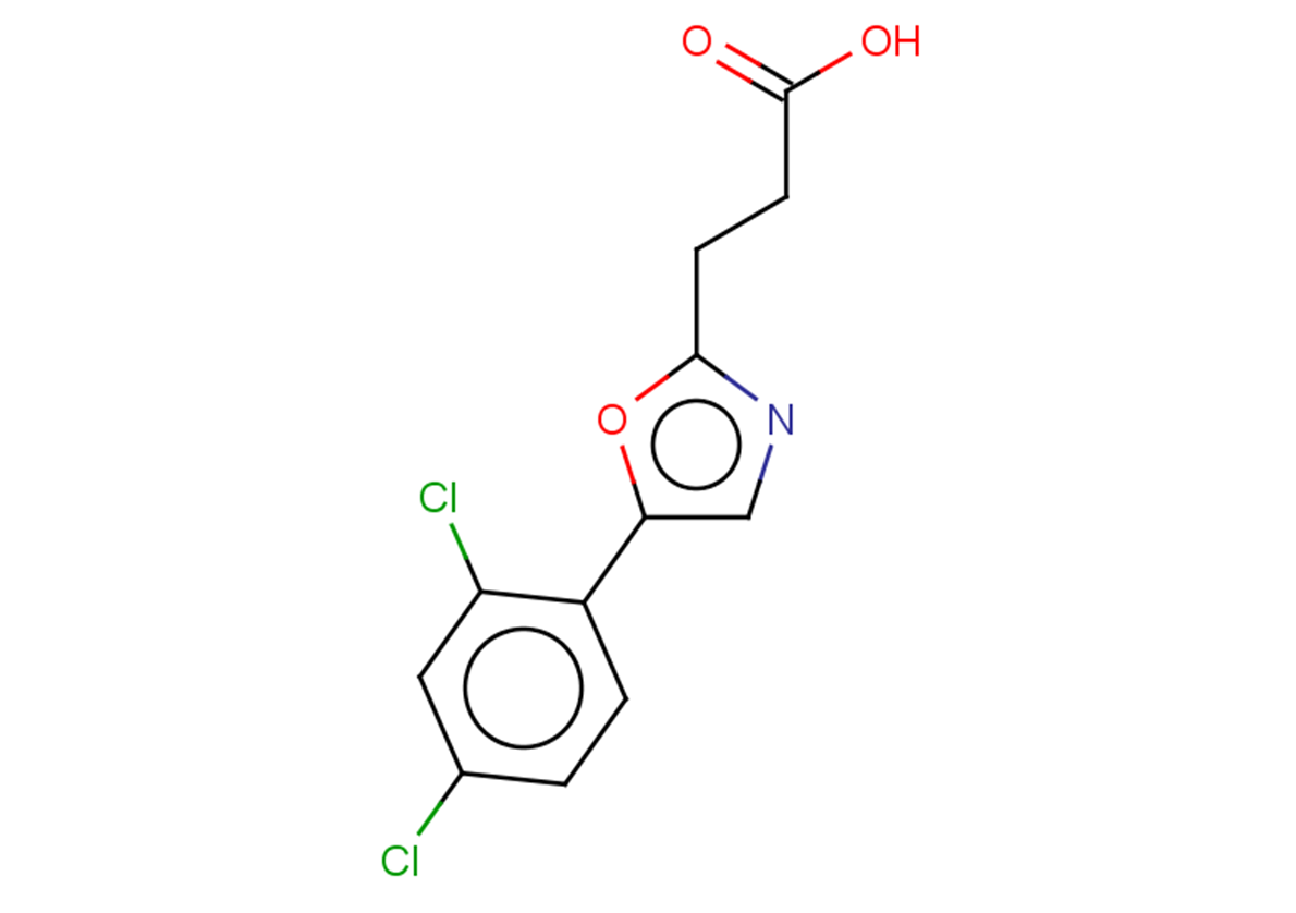 3-[5-(2,4-dichlorophenyl)-1,3-oxazol-2-yl]propanoic acid