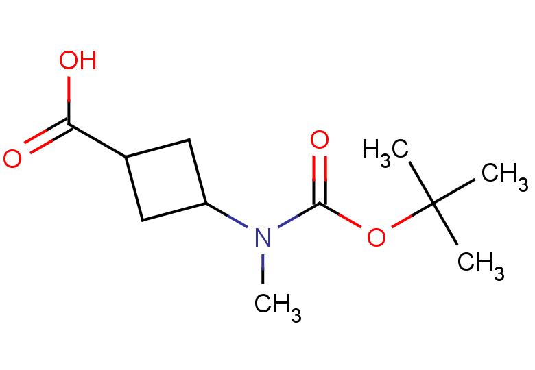 3-{[(tert-butoxy)carbonyl](methyl)amino}cyclobutane-1-carboxylic acid