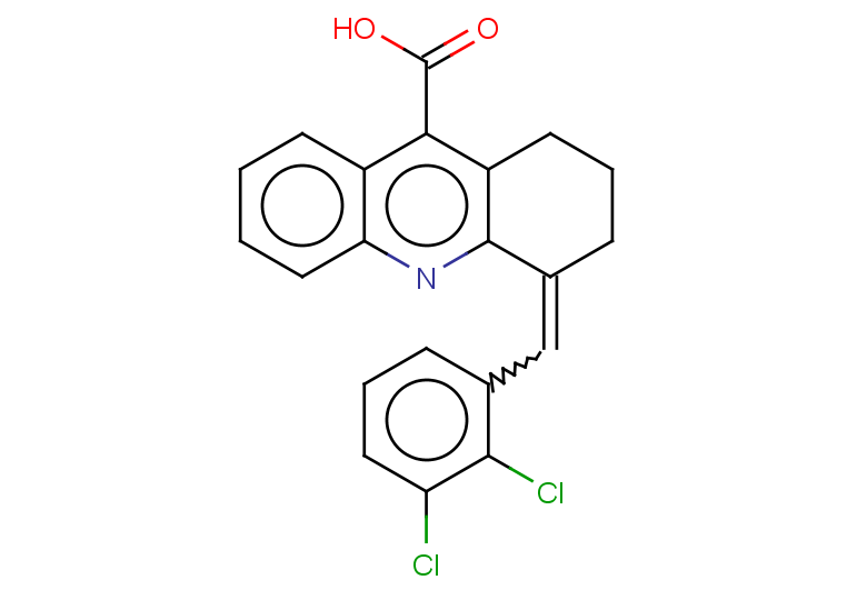 4-[(2,3-dichlorophenyl)methylidene]-1,2,3,4-tetrahydroacridine-9-carboxylic acid