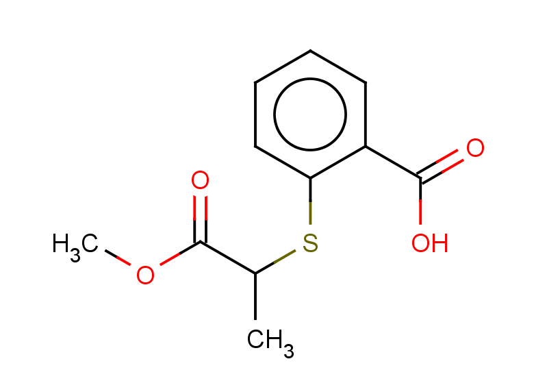 2-[(1-methoxy-1-oxopropan-2-yl)sulfanyl]benzoic acid