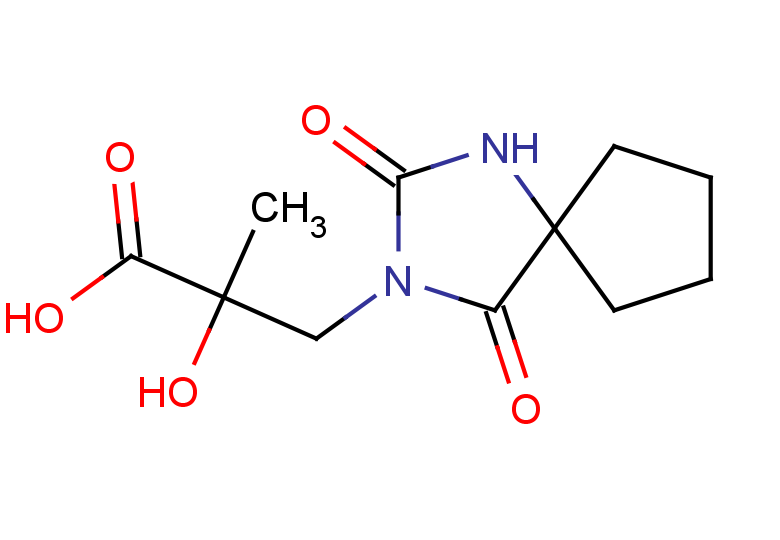 3-{2,4-dioxo-1,3-diazaspiro[4.4]nonan-3-yl}-2-hydroxy-2-methylpropanoic acid