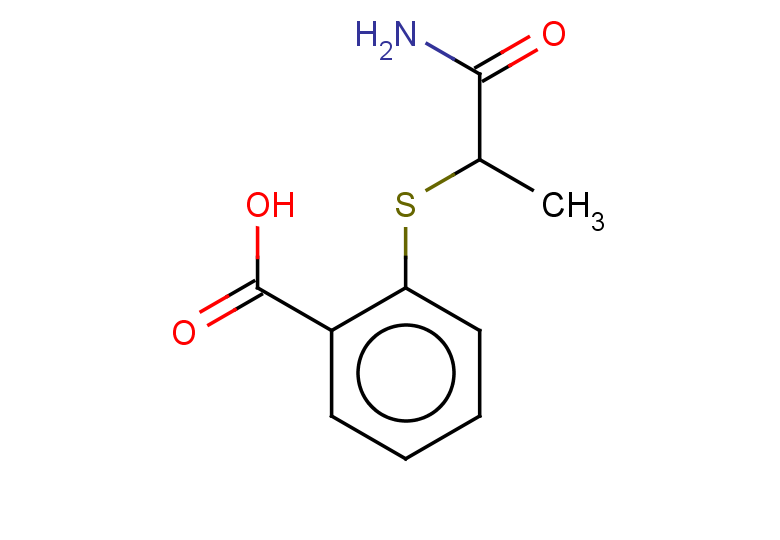 2-[(1-carbamoylethyl)sulfanyl]benzoic acid