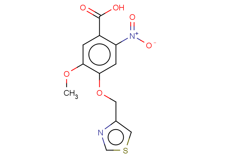 5-methoxy-2-nitro-4-(1,3-thiazol-4-ylmethoxy)benzoic acid