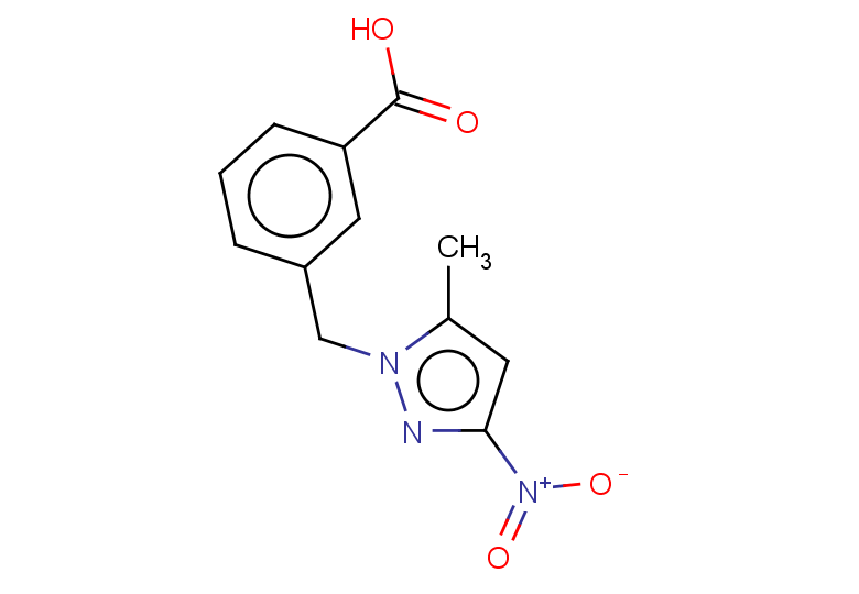 3-[(5-methyl-3-nitro-1H-pyrazol-1-yl)methyl]benzoic acid