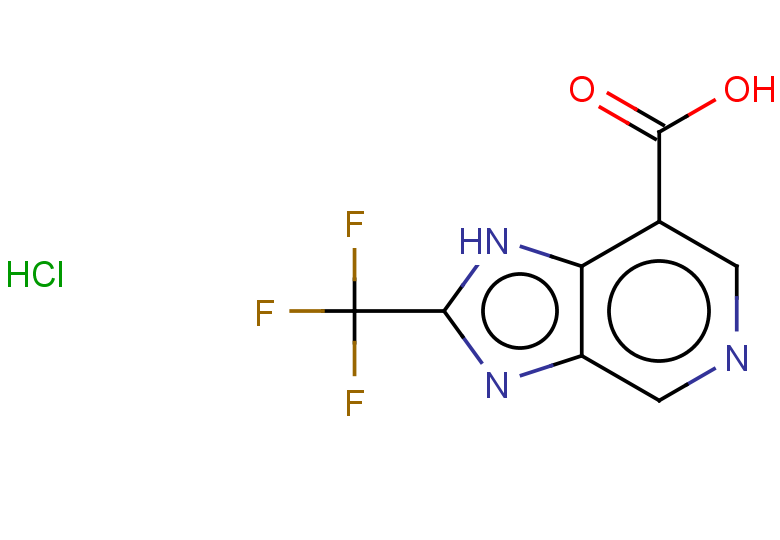 2-(trifluoromethyl)-1H-imidazo[4,5-c]pyridine-7-carboxylic acid hydrochloride