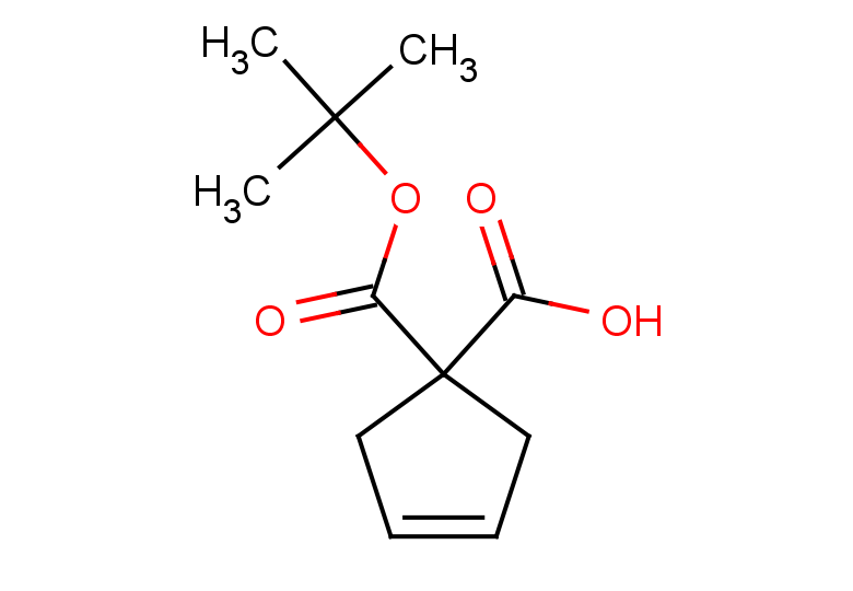 1-[(tert-butoxy)carbonyl]cyclopent-3-ene-1-carboxylic acid