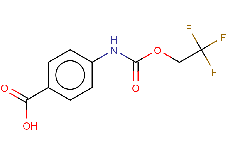 4-{[(2,2,2-trifluoroethoxy)carbonyl]amino}benzoic acid
