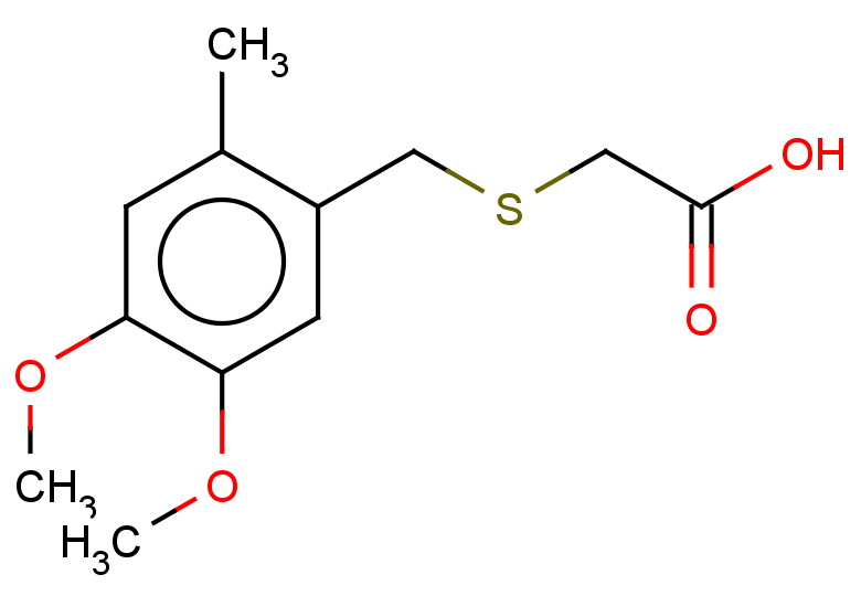 2-{[(4,5-dimethoxy-2-methylphenyl)methyl]sulfanyl}acetic acid