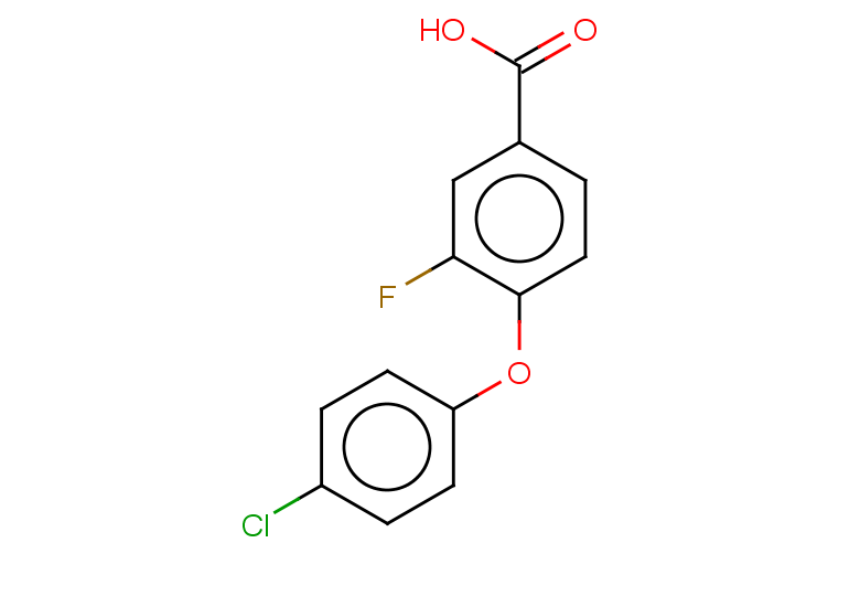 4-(4-chlorophenoxy)-3-fluorobenzoic acid
