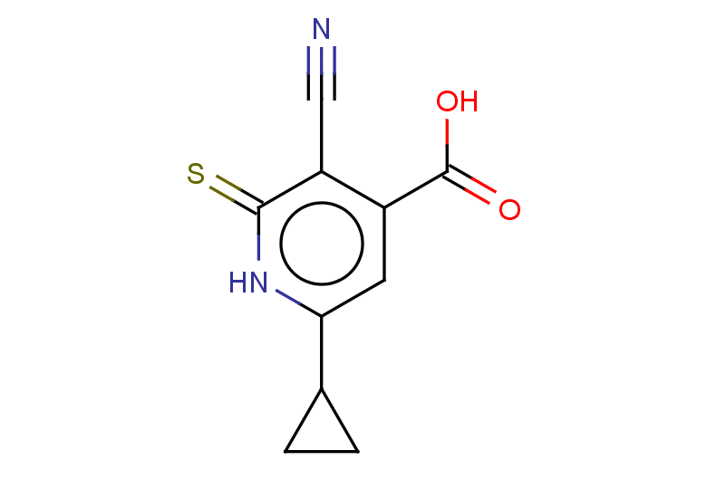 3-cyano-6-cyclopropyl-2-sulfanylidene-1,2-dihydropyridine-4-carboxylic acid