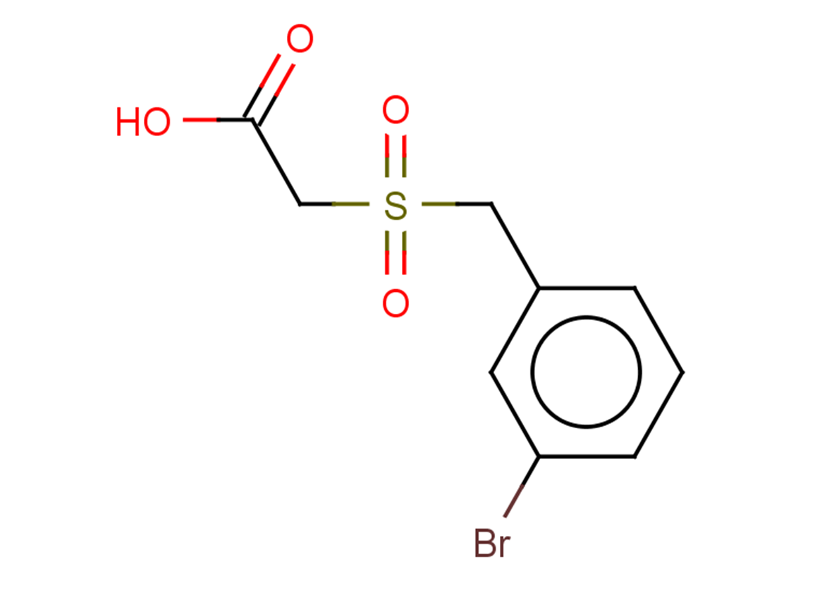 2-[(3-bromophenyl)methanesulfonyl]acetic acid