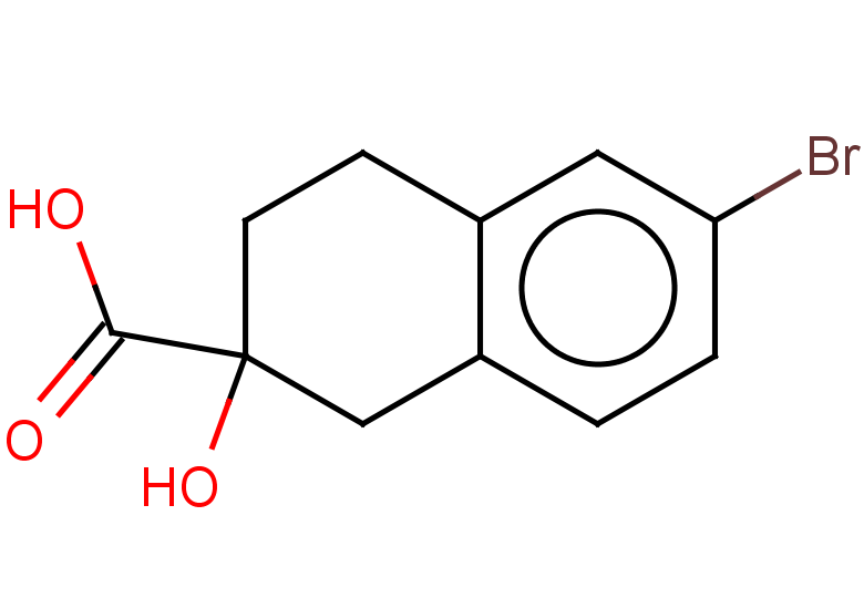 6-bromo-2-hydroxy-1,2,3,4-tetrahydronaphthalene-2-carboxylic acid