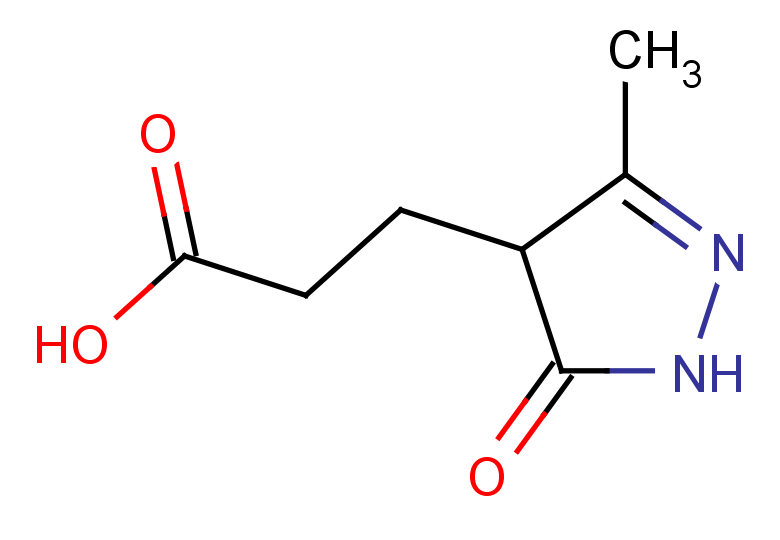 3-(3-methyl-5-oxo-4,5-dihydro-1H-pyrazol-4-yl)propanoic acid