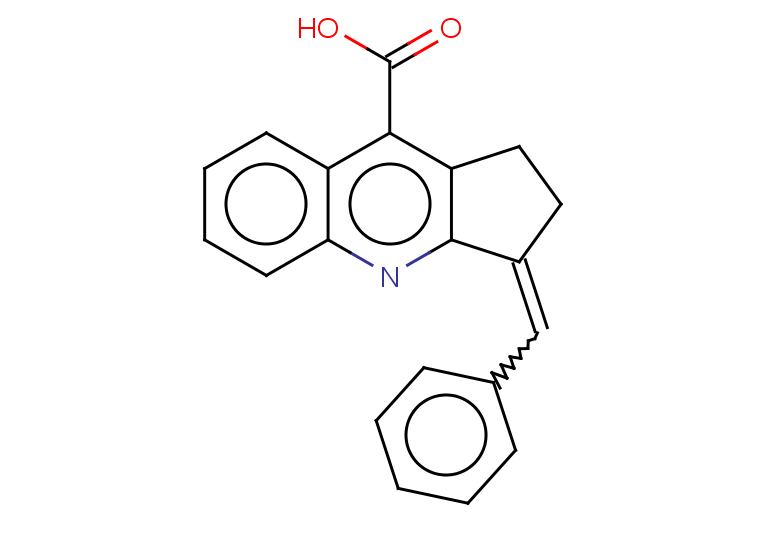 3-(phenylmethylidene)-1H,2H,3H-cyclopenta[b]quinoline-9-carboxylic acid