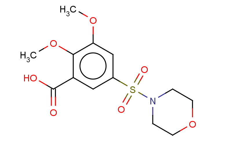 2,3-dimethoxy-5-(morpholine-4-sulfonyl)benzoic acid