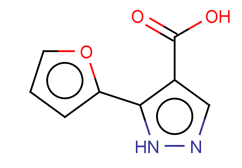 5-(furan-2-yl)-1H-pyrazole-4-carboxylic acid
