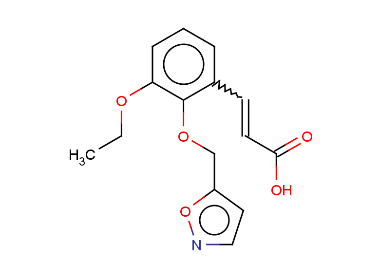 3-[3-ethoxy-2-(1,2-oxazol-5-ylmethoxy)phenyl]prop-2-enoic acid