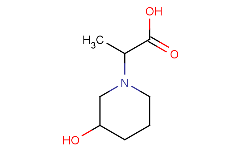 2-(3-hydroxypiperidin-1-yl)propanoic acid