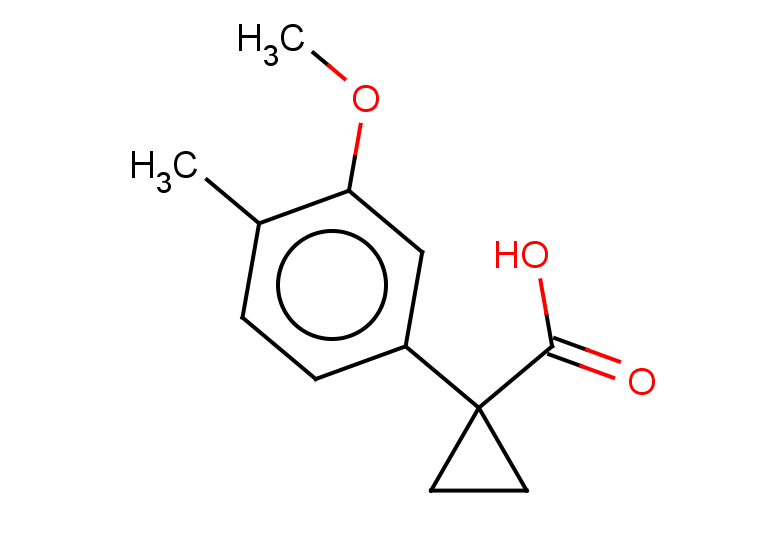 1-(3-methoxy-4-methylphenyl)cyclopropane-1-carboxylic acid