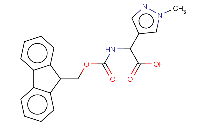 2-{[(9H-fluoren-9-ylmethoxy)carbonyl]amino}-2-(1-methyl-1H-pyrazol-4-yl)acetic acid