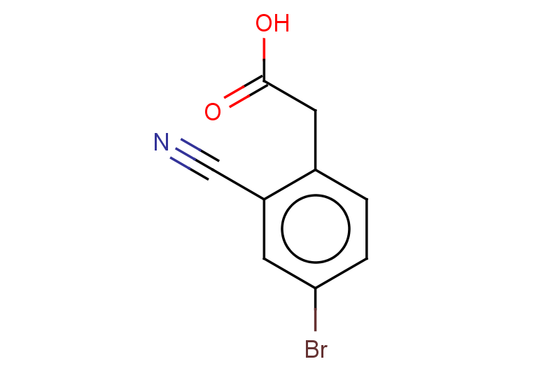 2-(4-bromo-2-cyanophenyl)acetic acid