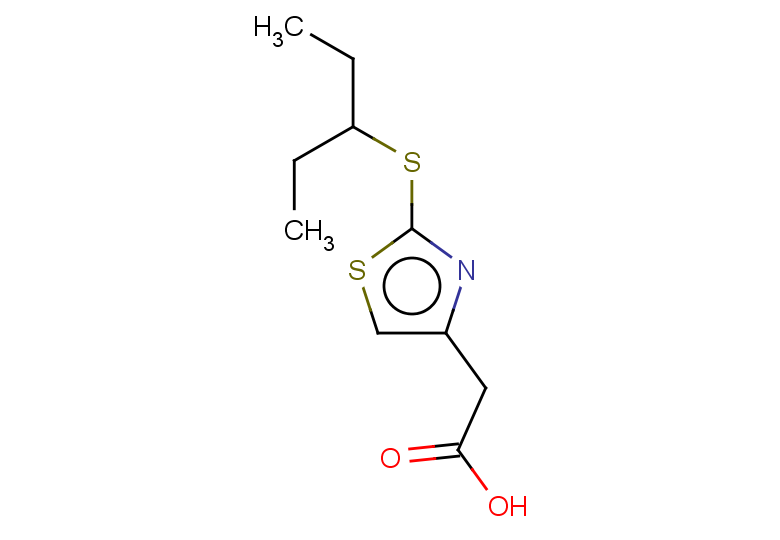 2-(2-(pentan-3-ylthio)thiazol-4-yl)acetic acid