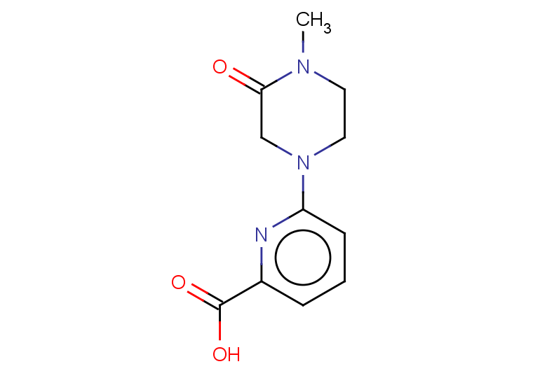 6-(4-methyl-3-oxopiperazin-1-yl)pyridine-2-carboxylic acid