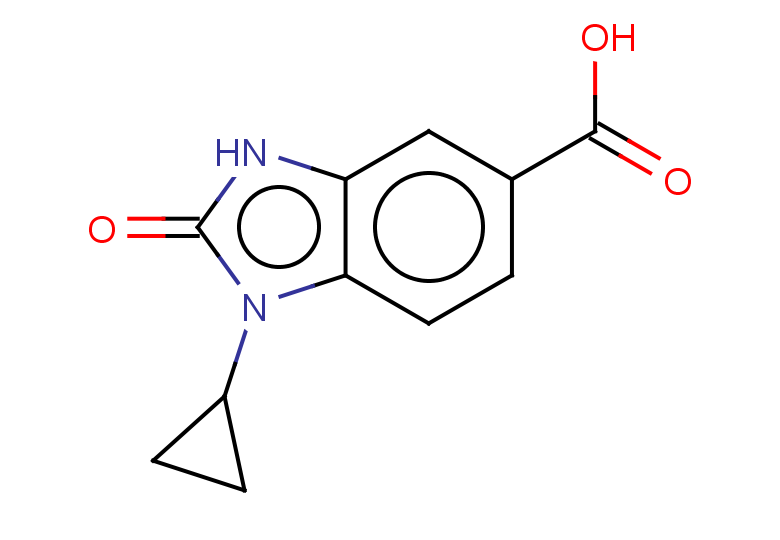 1-cyclopropyl-2-oxo-2,3-dihydro-1H-1,3-benzodiazole-5-carboxylic acid