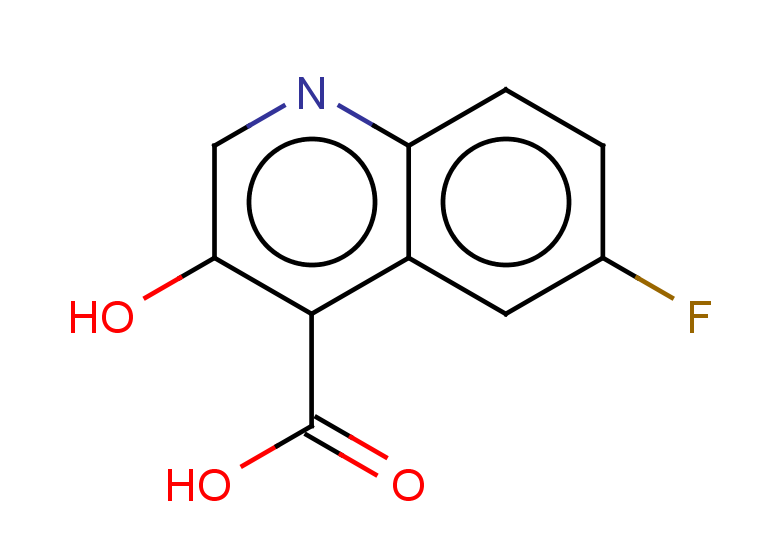 6-fluoro-3-hydroxyquinoline-4-carboxylic acid
