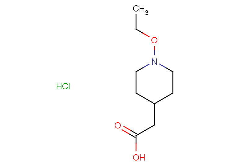 2-(1-ethoxypiperidin-4-yl)acetic acid hydrochloride