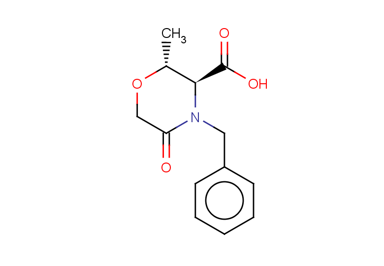 (2R,3S)-4-benzyl-2-methyl-5-oxomorpholine-3-carboxylic acid