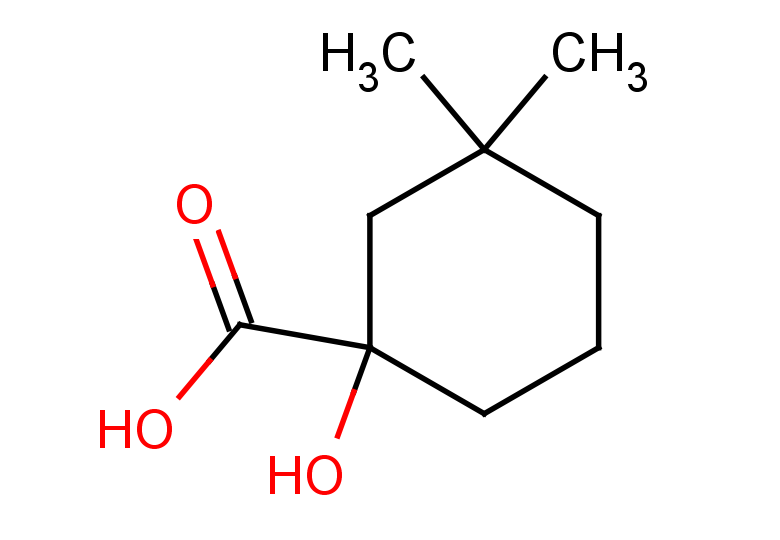 1-hydroxy-3,3-dimethylcyclohexane-1-carboxylic acid