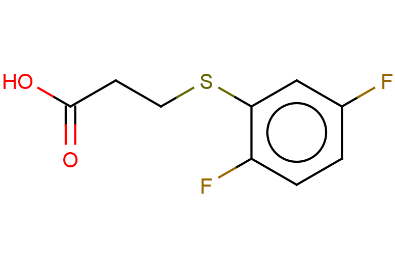 3-[(2,5-difluorophenyl)sulfanyl]propanoic acid