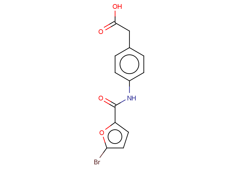 2-[4-(5-bromofuran-2-amido)phenyl]acetic acid