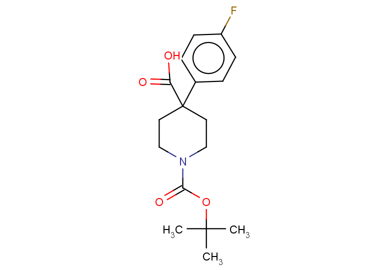1-[(tert-butoxy)carbonyl]-4-(4-fluorophenyl)piperidine-4-carboxylic acid