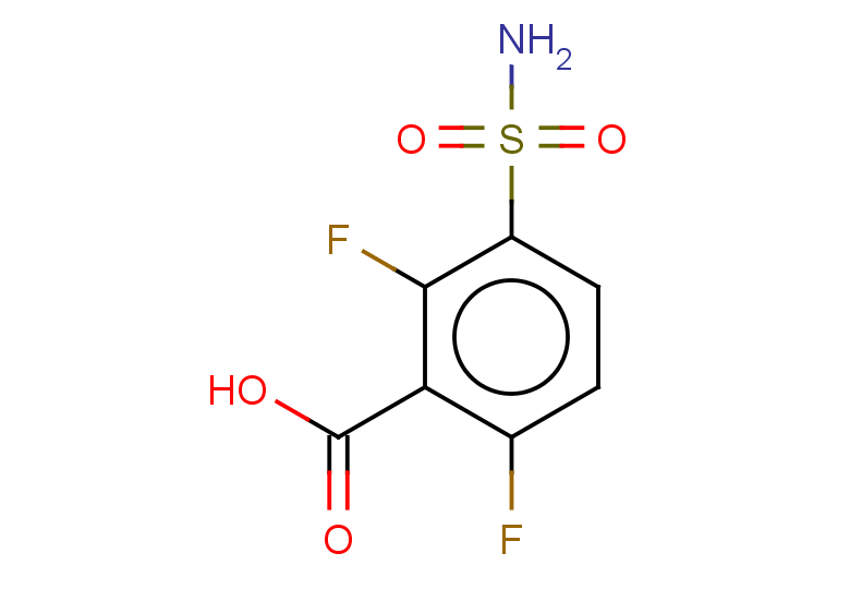 2,6-difluoro-3-sulfamoylbenzoic acid