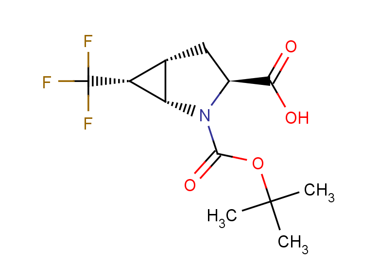 (1S,3S,5S,6R)-2-[(tert-butoxy)carbonyl]-6-(trifluoromethyl)-2-azabicyclo[3.1.0]hexane-3-carboxylic acid