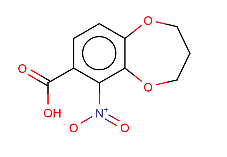 6-nitro-3,4-dihydro-2H-1,5-benzodioxepine-7-carboxylic acid