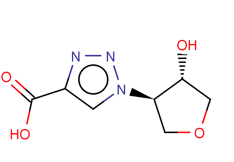 rac-1-[(3R,4S)-4-hydroxyoxolan-3-yl]-1H-1,2,3-triazole-4-carboxylic acid, trans