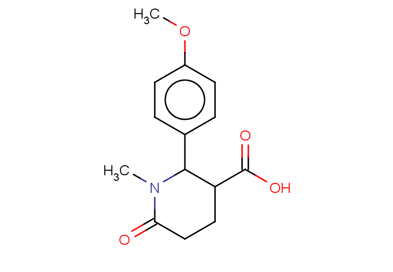 2-(4-methoxyphenyl)-1-methyl-6-oxopiperidine-3-carboxylic acid