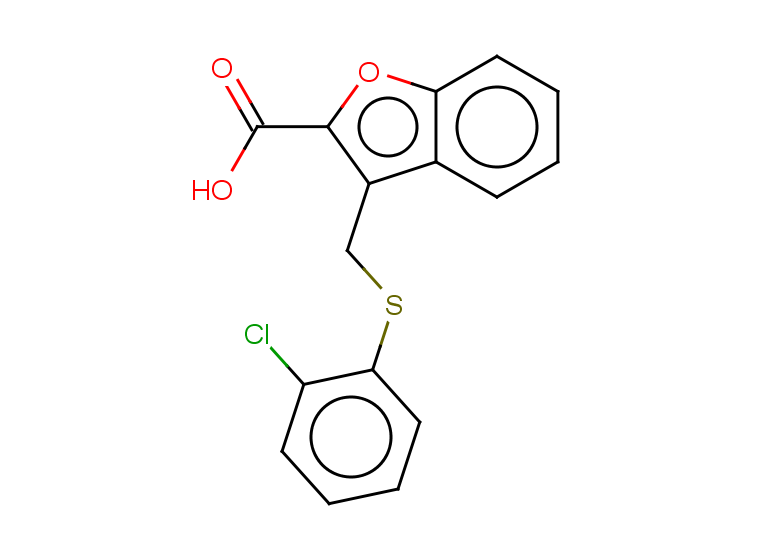 3-{[(2-chlorophenyl)sulfanyl]methyl}-1-benzofuran-2-carboxylic acid
