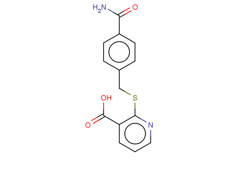 2-{[(4-carbamoylphenyl)methyl]sulfanyl}pyridine-3-carboxylic acid