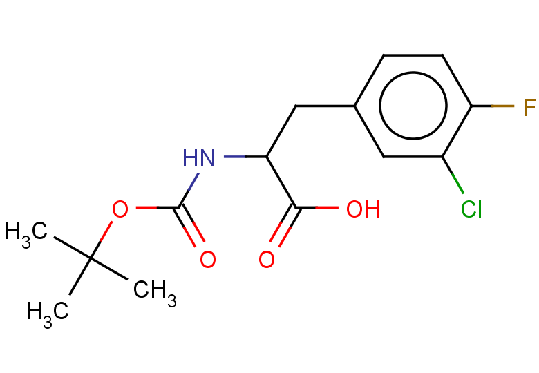 2-{[(tert-butoxy)carbonyl]amino}-3-(3-chloro-4-fluorophenyl)propanoic acid
