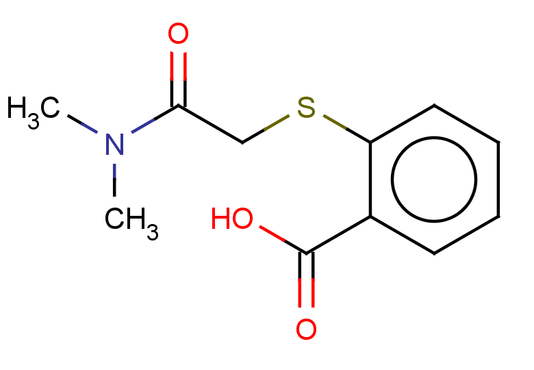 2-{[(dimethylcarbamoyl)methyl]sulfanyl}benzoic acid