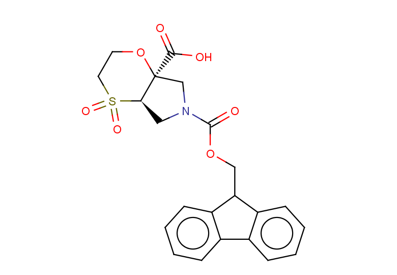 rac-(4aR,7aR)-6-{[(9H-fluoren-9-yl)methoxy]carbonyl}-4,4-dioxo-hexahydro-2H-4lambda6-[1,4]oxathiino[2,3-c]pyrrole-7a-carboxylic acid